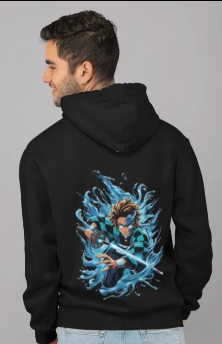 π₯ **Tanjiro Kamado Water Breathing Hoodie** πβοΈ