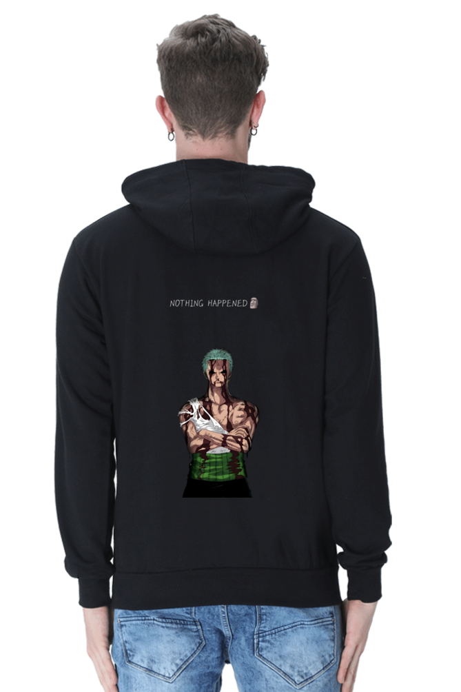 "Nothing Happened" Zoro Hoodie – One Piece Tribute