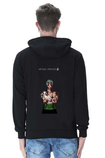 "Nothing Happened" Zoro Hoodie – One Piece Tribute