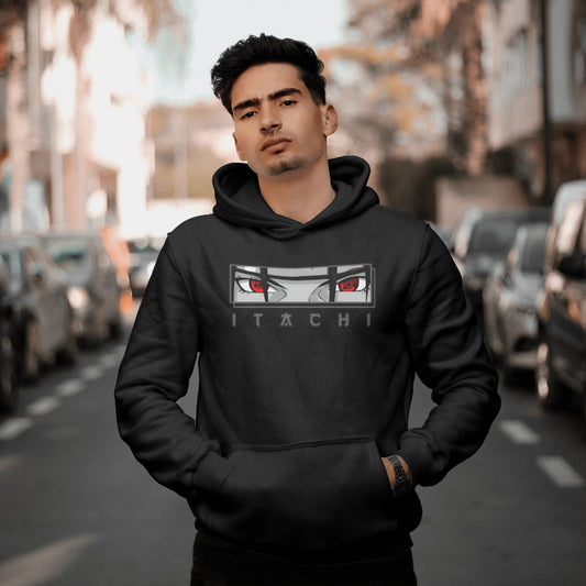 Itachi Uchiha Black Hoodie – Limited Edition