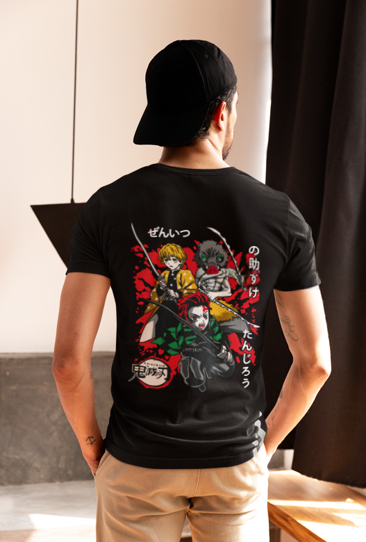 "Demon Slayer Squad Tee – Blade of the Night Edition"