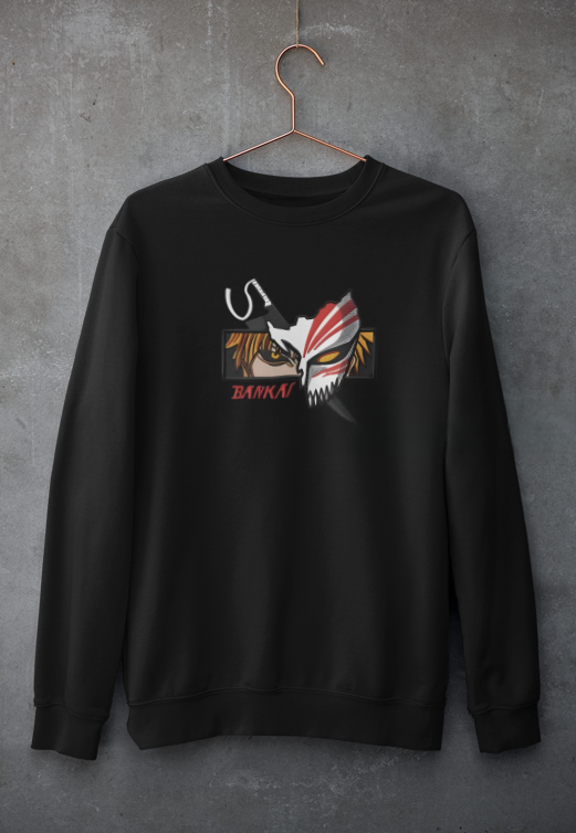 "Hollow Within Crewneck – Bankai Front, Reaper Fury Back"